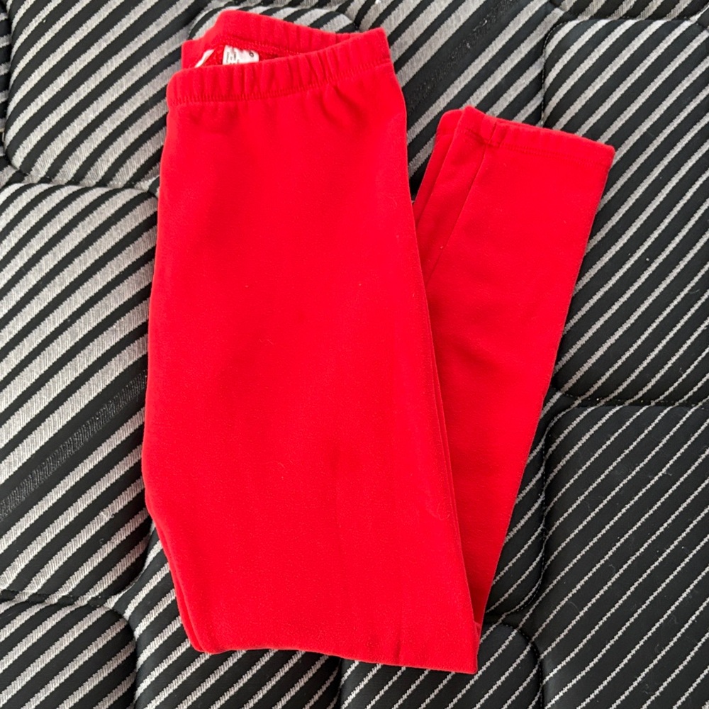 Kids Red Leggings